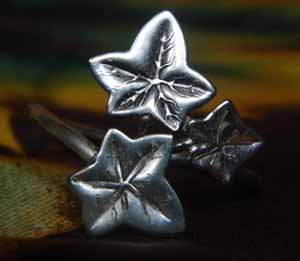 Bague Elfique &agrave; Feuilles de Lierre