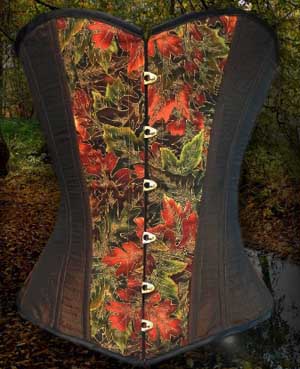Corset Elfique Feuilles d'Automne " Mabon"