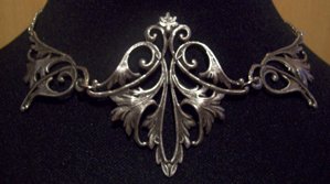 Collier "Psyche" style elfique, victorien